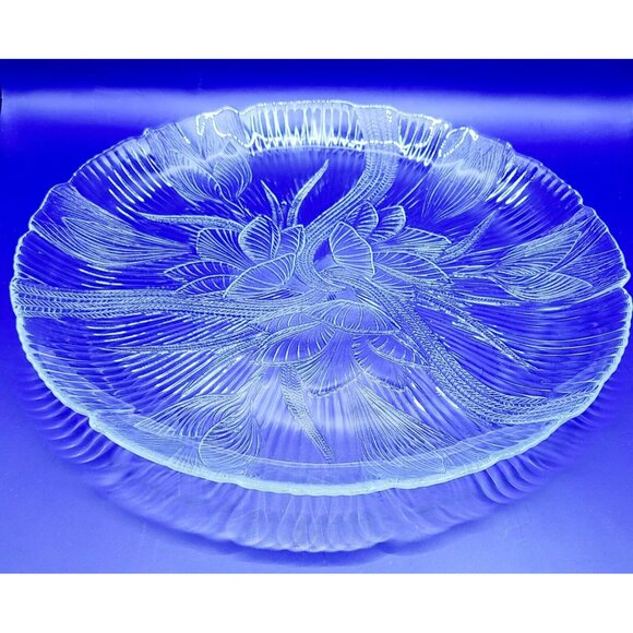 Arcoroc Canterbury Crocus Dinner Plate Cake Serve Ware Set Of 3 Measures 10.75 - Picture 2 of 10